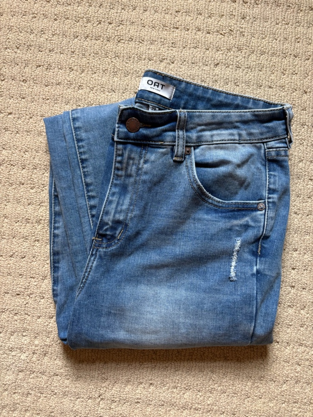 Oat Ankle Straight Jean